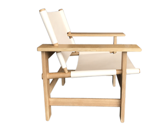 BM 2231 Canvas Chair af Børge Mogensen - Billede 3