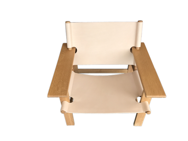 BM 2231 Canvas Chair af Børge Mogensen - Billede 5